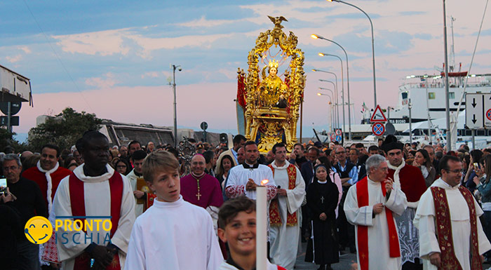 La Festa della Patrona dell'isola e della Diocesi di Ischia si tiene dall'8 al 18 maggio